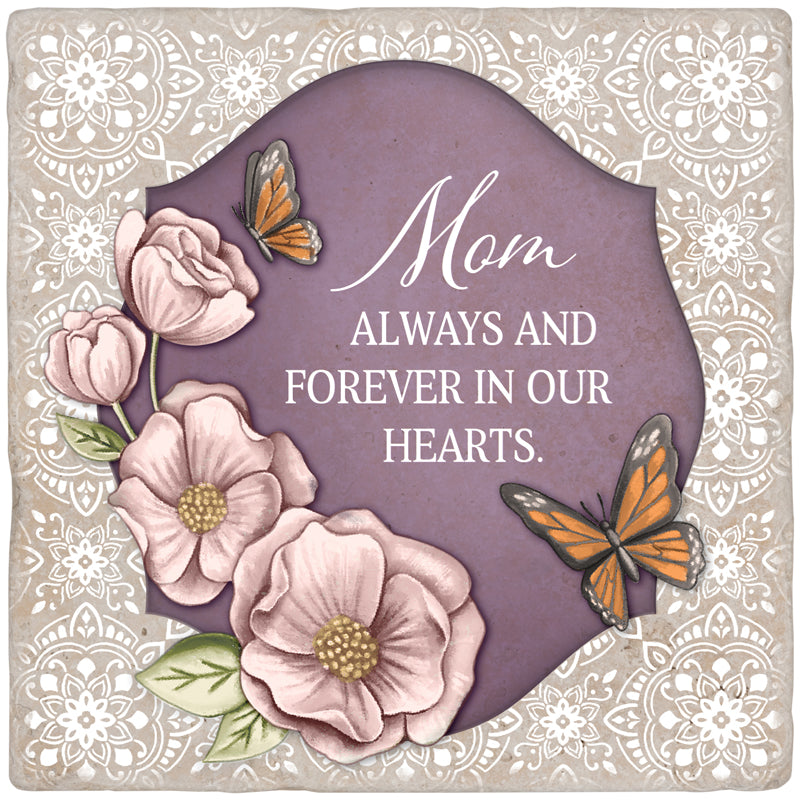 Stepping Stone-Mom Travertine Paver
