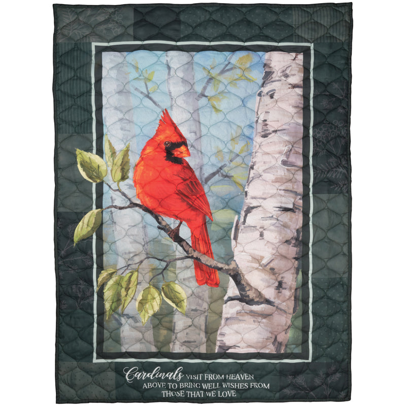 Cardinals Visit Quilt