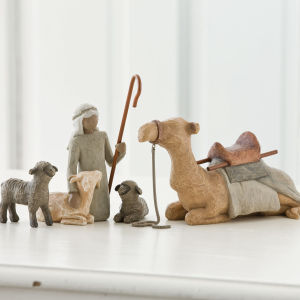 Willow Tree Nativity Shepherd and Stable Animals